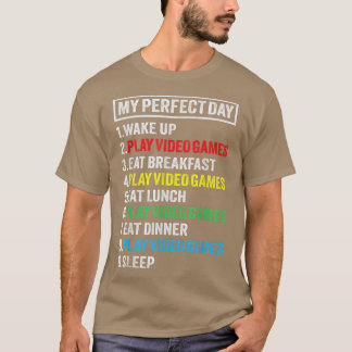 Camiseta Mis juegos de video perfecto para el día divertido