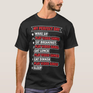 Camiseta Mis Juegos del Día Perfecto Regalo Cool para Chico