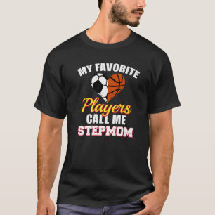 Camiseta Mis jugadores favoritos de baloncesto me llaman pa