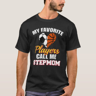 Camiseta Mis jugadores favoritos de baloncesto me llaman pa