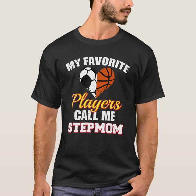 Camiseta Mis jugadores favoritos de baloncesto me llaman pa (Anverso)