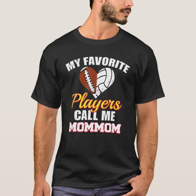 Camiseta Mis jugadores favoritos me llaman fútbol divertido (Anverso)