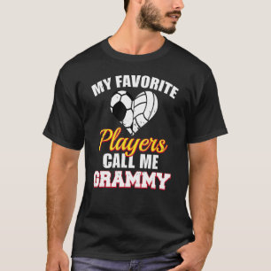 Camiseta Mis jugadores favoritos me llaman Grammy Soccer Vo
