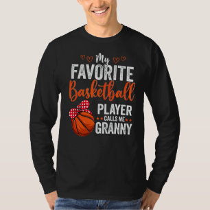 Camiseta Mis jugadores favoritos me llaman Granny Basketbal