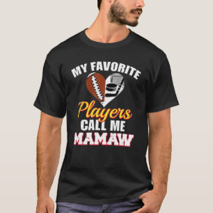 Camiseta Mis jugadores favoritos me llaman hockey sobre fút