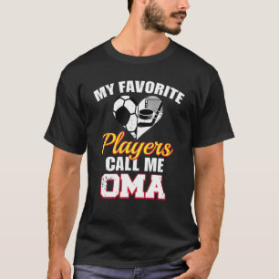 Camiseta Mis jugadores favoritos me llaman Oma de hockey so