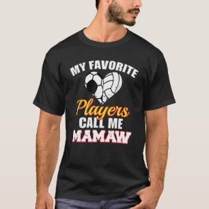 Camiseta Mis jugadores favoritos me llaman Voleibol de Fútb