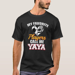 Camiseta Mis jugadores favoritos me llaman Yaya Hockey sobr