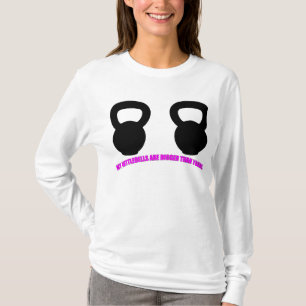 Camiseta "Mis kettlebells son más grandes que los suyos"