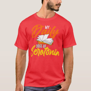 Camiseta Mis Libros Mi Dosis Diaria De Serotonina