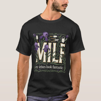 Camiseta Mis Lirios Parecen Sodásticos Humor de Jardinero d