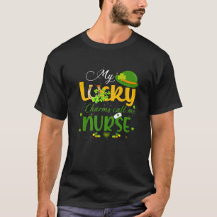 Camiseta Mis Lucky Charms Me Llaman Enfermera Feliz Día de