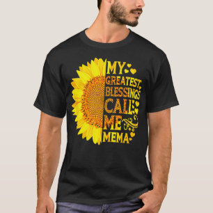 Camiseta Mis mayores bendiciones me llaman madres divertida