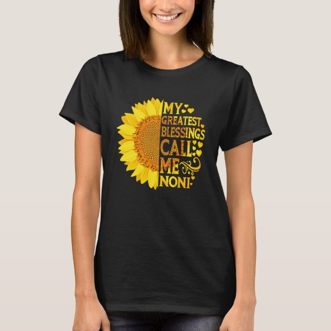 Camiseta Mis mejores bendiciones me llaman Día de la Madre  (Anverso)