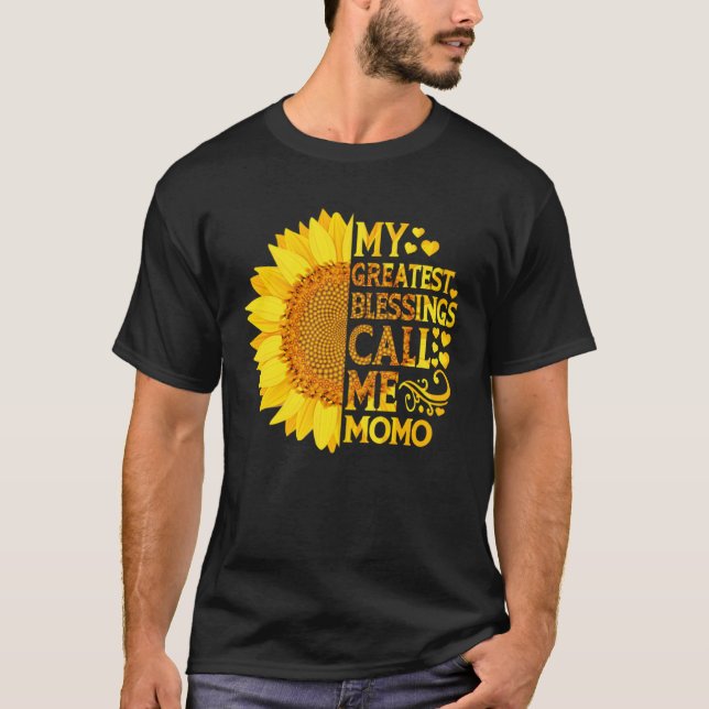 Camiseta Mis mejores bendiciones me llaman Día de la Madre  (Anverso)