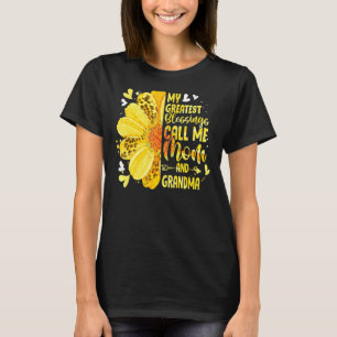 Camiseta Mis Mejores Bendiciones Me Llaman Mamá Y Abuela Mo