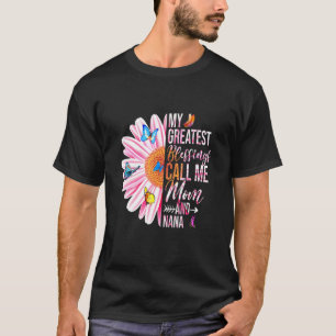 Camiseta Mis Mejores Bendiciones Me Llaman Mamá Y Nana Happ
