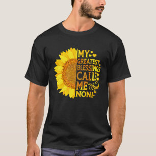 Camiseta Mis mejores bendiciones me llaman Noni Día de la
