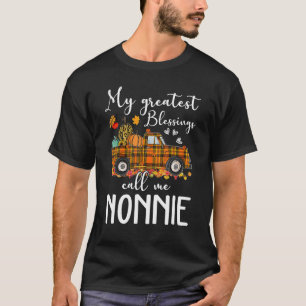 Camiseta Mis Mejores Bendiciones Me Llaman Nonnie Autumn