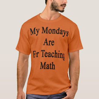 Camiseta Mis Meses Son Para Enseñar Matemáticas