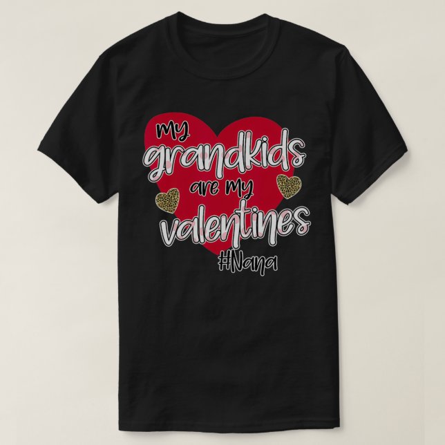 Camiseta Mis nietos son mi Valentina Nana (Diseño del anverso)