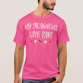 Camiseta Mis nietos tienen patas y patatas para perros.