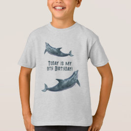 Camiseta Mis Niños Cumpleaños Delfín Decir