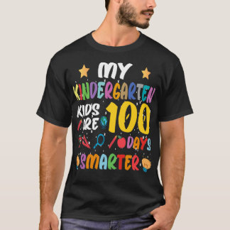 Camiseta Mis Niños De Jardín De Infantes Son 100 Días Más I