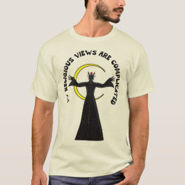 Camiseta Mis opiniones religiosas son complicadas