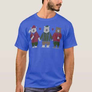 Camiseta Mis osos San Valentín de tres osos orgullo por la 