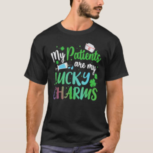 Camiseta Mis pacientes son mis amuletos de la suerte Enferm