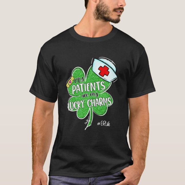 Camiseta Mis Pacientes Son Mis Encantadores Lujosos De La V (Anverso)