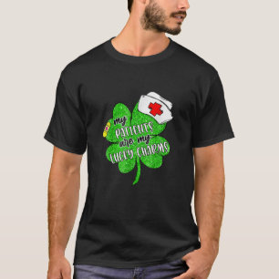 Camiseta Mis Pacientes Son Mis Encantos Afortunados Enfermo