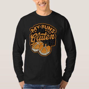 Camiseta Mis panecillos son Gluten Brown Bread Loaf sin glu