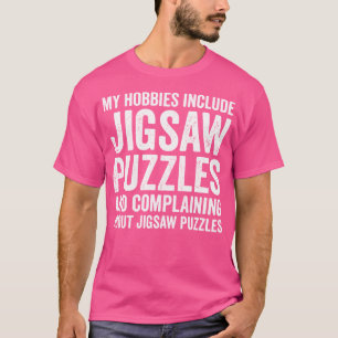 Camiseta Mis pasatiempos incluyen rompecabezas divertidos D