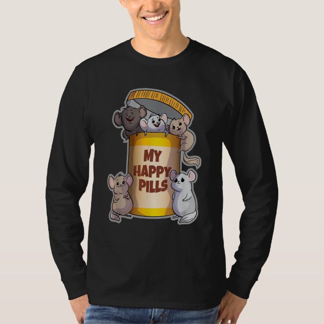 Camiseta Mis pastillas felices (Anverso)