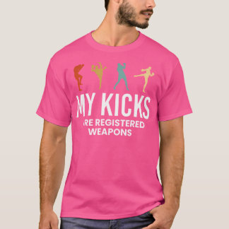 Camiseta Mis Patadas Son Armas Registradas Kickboxing Kickb