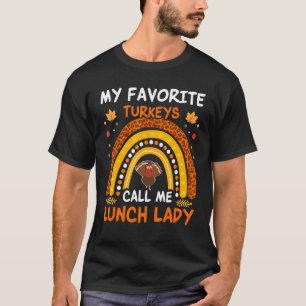 Camiseta Mis pavos favoritos me llaman Lanza Dama de Almuer