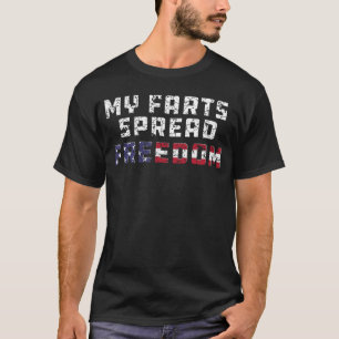 Camiseta Mis pedos difunden la libertad Chiste de campo roj