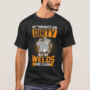 Camiseta Mis Pensamientos Están Sucios, Pero Mis Pantalones