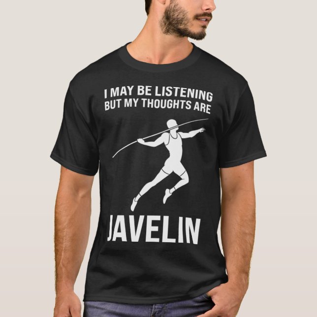 Camiseta Mis pensamientos son Javelin Javelin (Anverso)