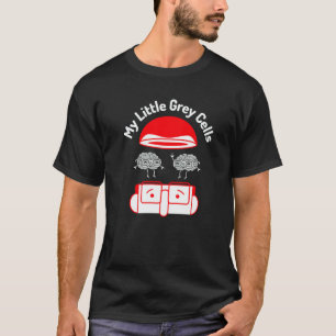 Camiseta Mis Pequeñas Células Grises Cerebro Genial Cerebro