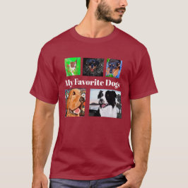 Camiseta Mis Perros Favoritos Crean Tu Propio 5 Lugares