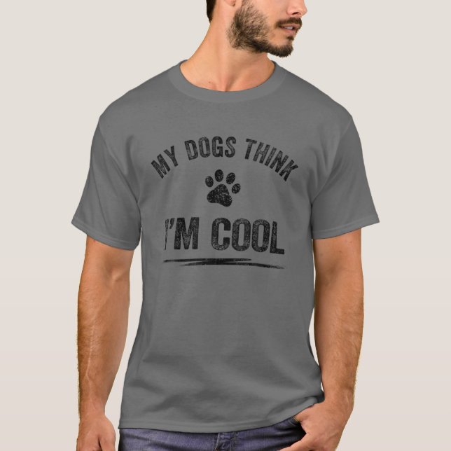 Camiseta Mis perros piensan que soy sarcástico de ropa de a (Anverso)