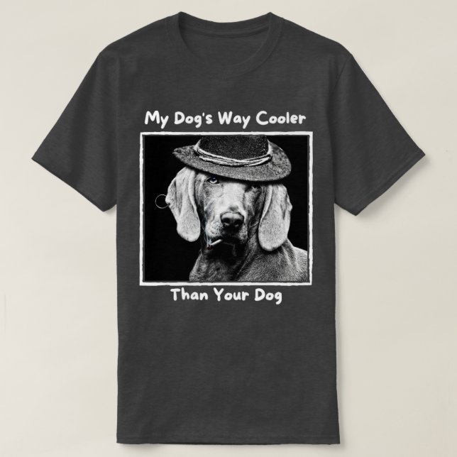 Camiseta Mis Perros Son Mucho Más Fríos Que Tu Perro (Diseño del anverso)