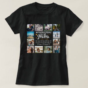 Camiseta Mis personas favoritas me llaman MiMi Foto persona