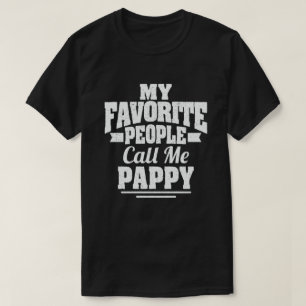 Camiseta Mis personas favoritas me llaman Pappy Abuelo Dive