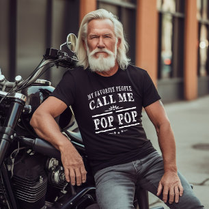 Camiseta Mis personas favoritas me llaman Pop Pop Abuelo 20