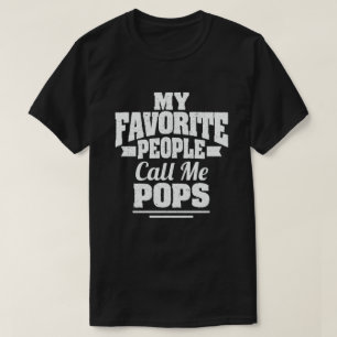 Camiseta Mis personas favoritas me llaman Pops Abuelo diver