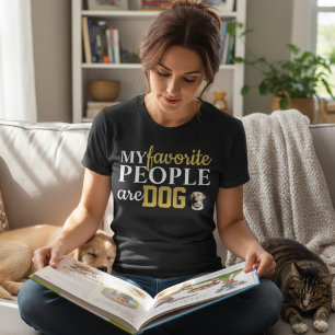 Camiseta Mis personas favoritas son perros Cita divertida p